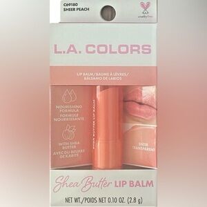 3/$10 L.A. Colors Shea Butter Lip Balm *SHEER PEACH*